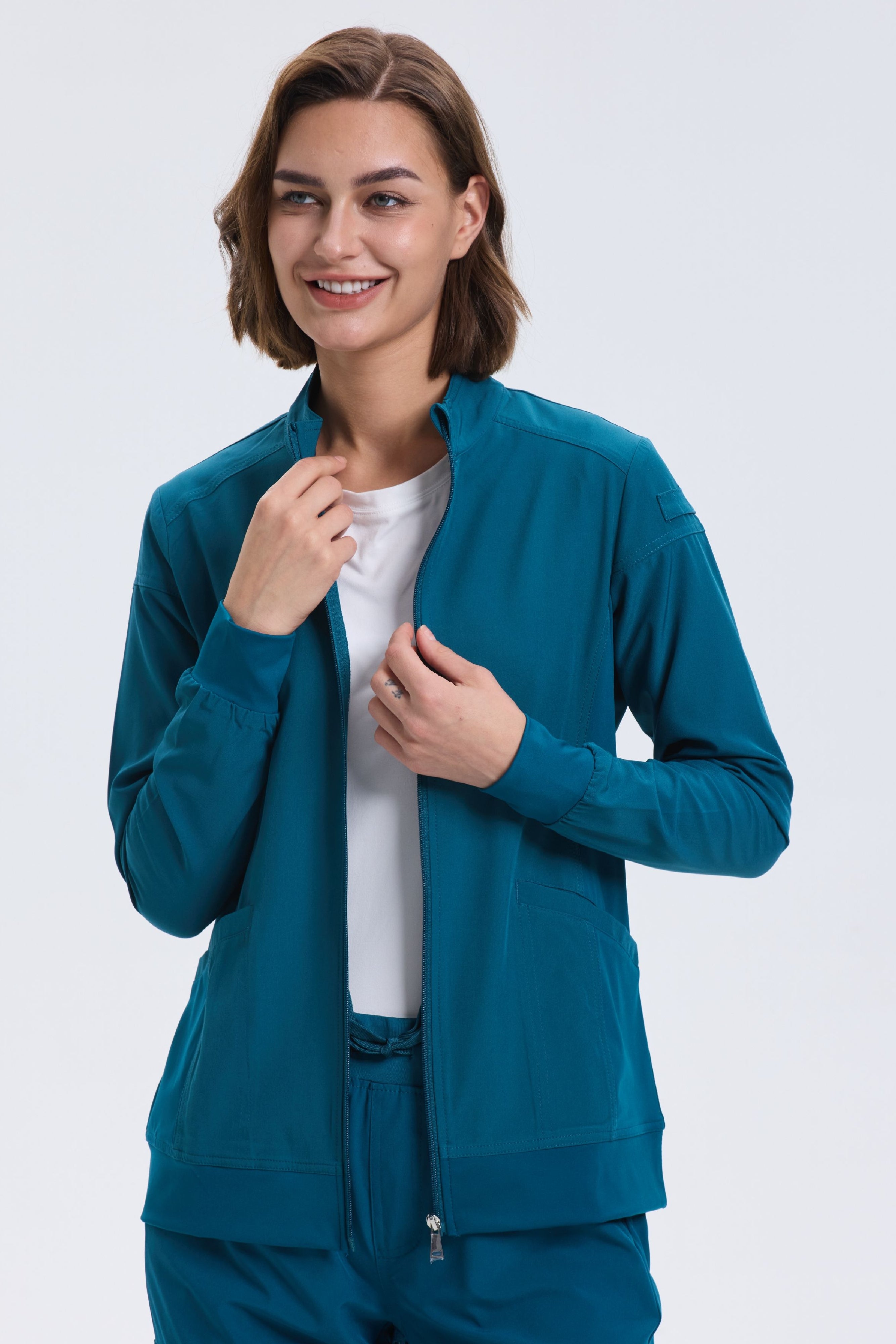 Women's V-Neck Scrubs Top