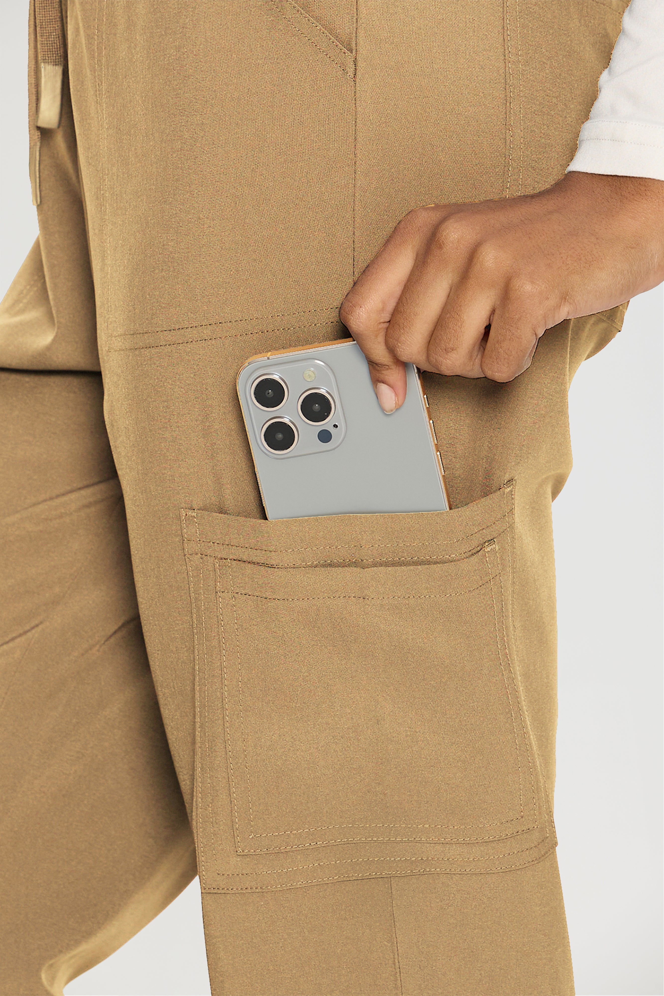 Scrubs for Women, V-Neck Scrubs Top & Cargo Pants with 12 Pockets, Yoga Waistband, 4 Way Stretch