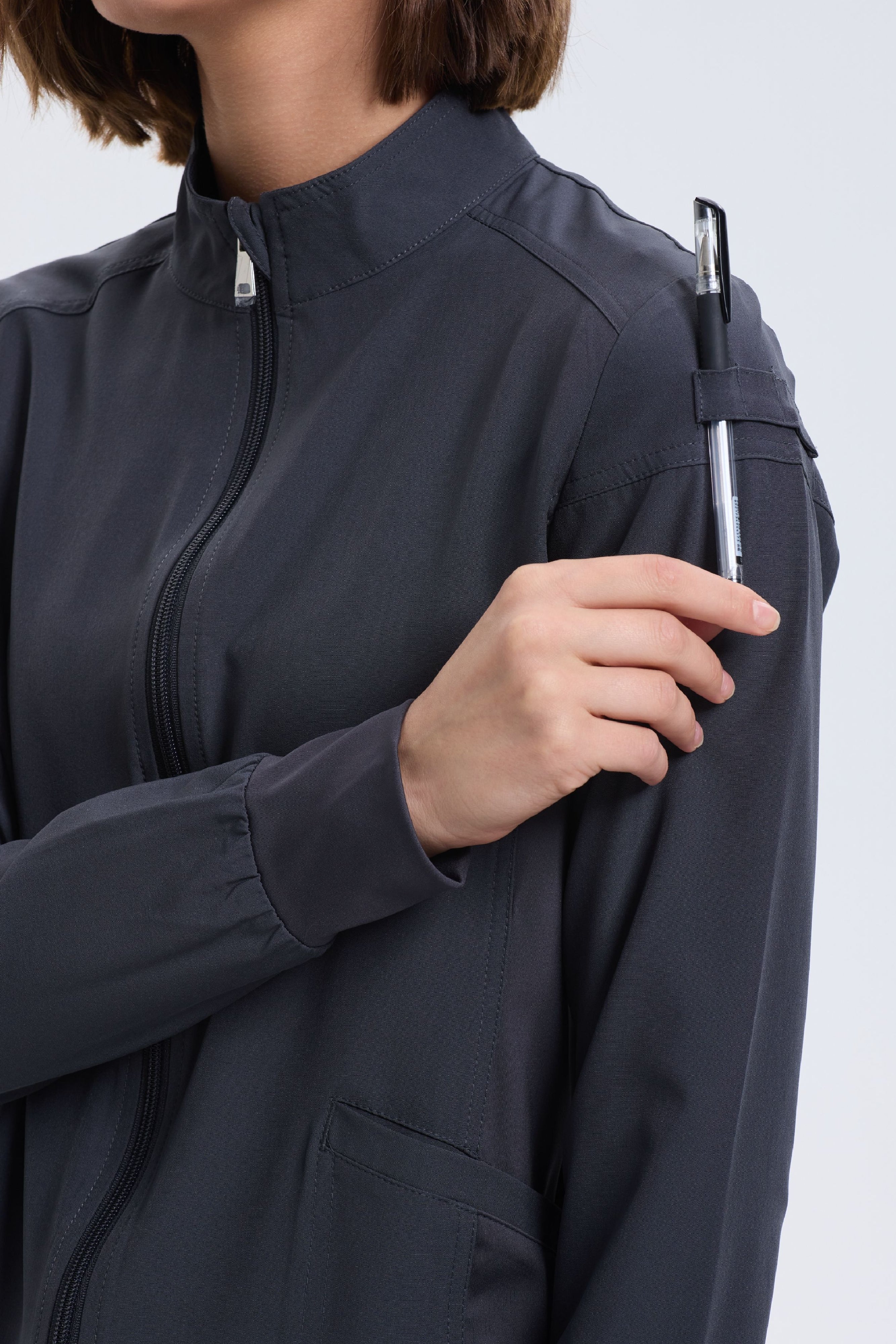 Women's V-Neck Scrubs Top