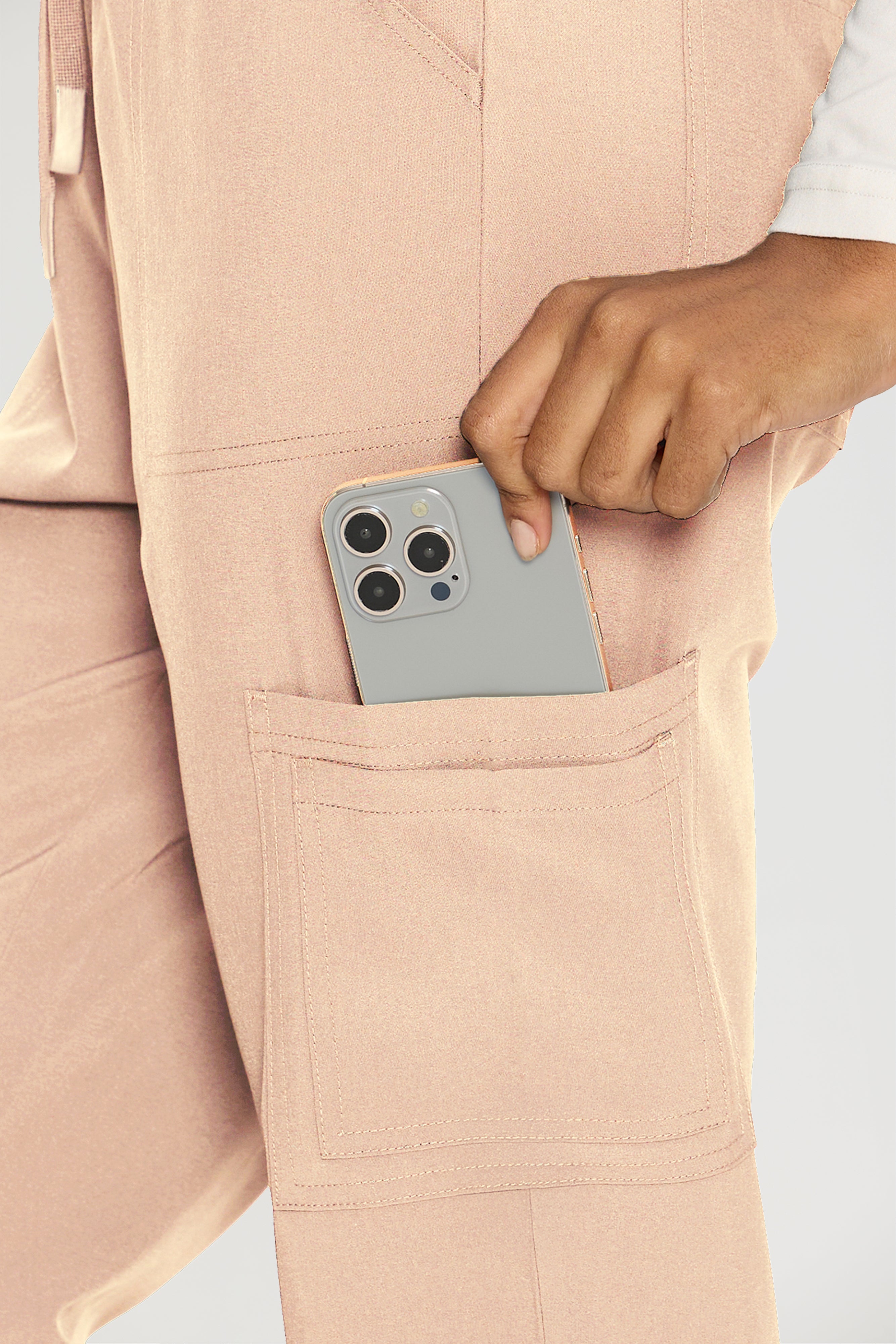 Scrubs for Women, V-Neck Scrubs Top & Cargo Pants with 12 Pockets, Yoga Waistband, 4 Way Stretch