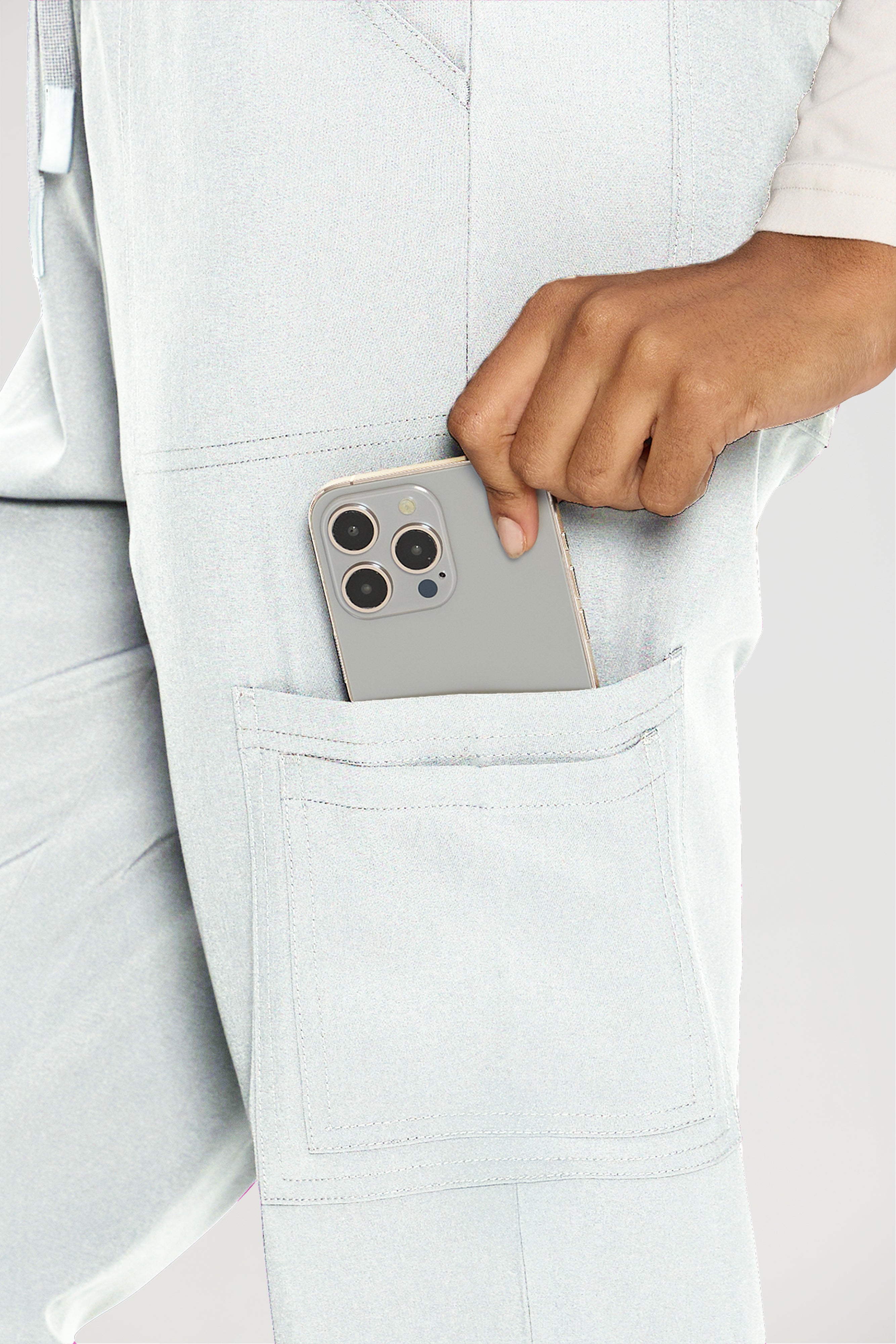 Scrubs for Women, V-Neck Scrubs Top & Cargo Pants with 12 Pockets, Yoga Waistband, 4 Way Stretch