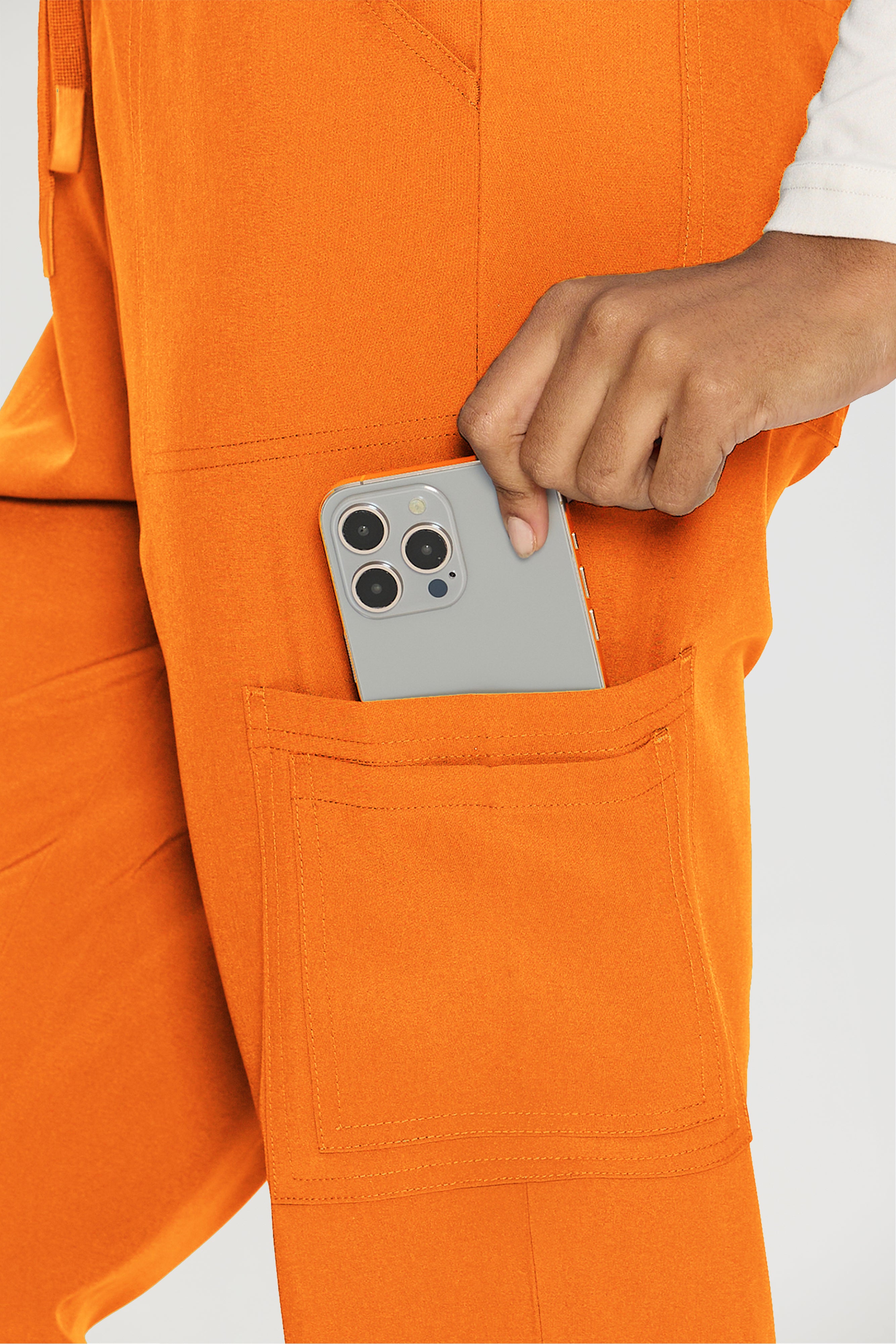 Scrubs for Women, V-Neck Scrubs Top & Cargo Pants with 12 Pockets, Yoga Waistband, 4 Way Stretch