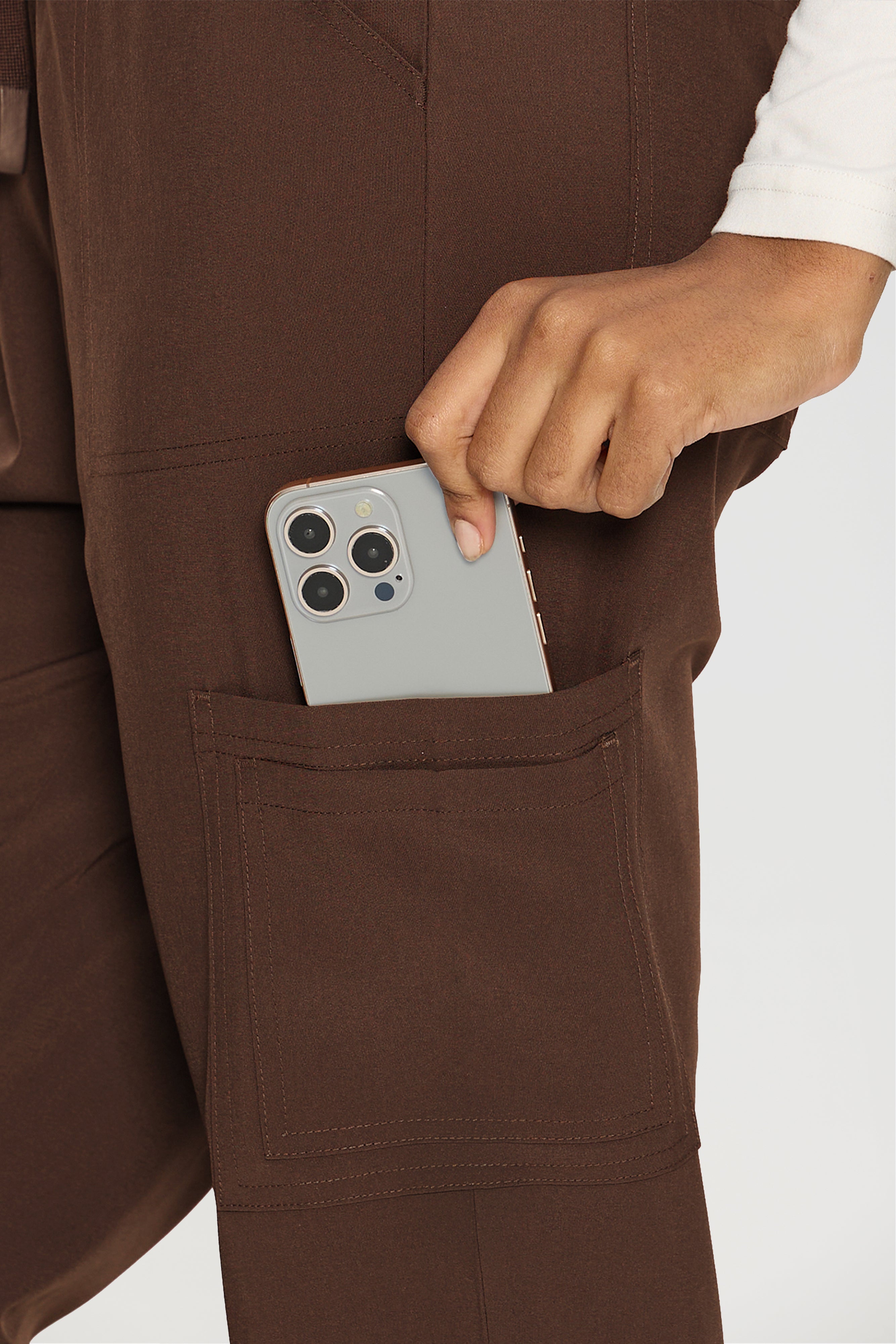 Scrubs for Women, V-Neck Scrubs Top & Cargo Pants with 12 Pockets, Yoga Waistband, 4 Way Stretch