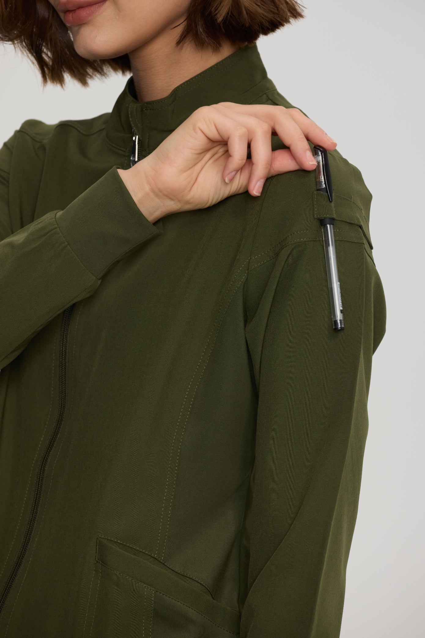 Women's V-Neck Scrubs Top